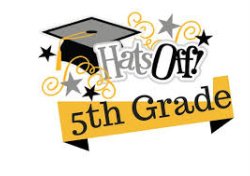 Image celebrating 5th grade graduation